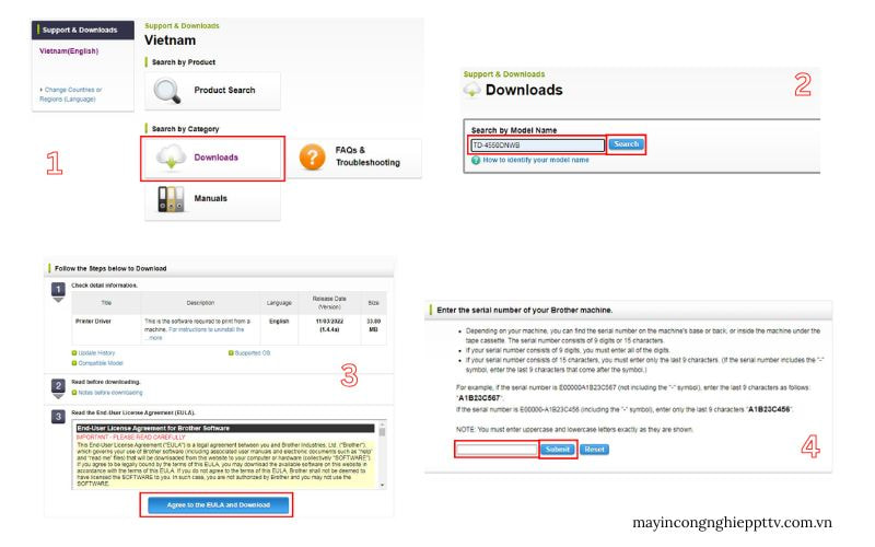 Hướng dẫn cài đặt driver P-touch Editor